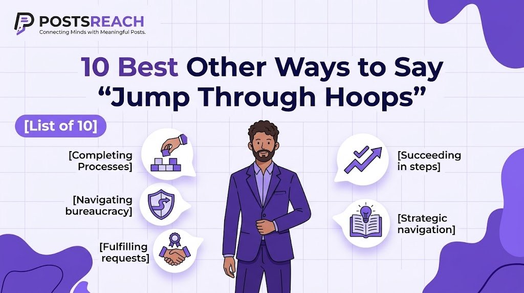 another way to say jump through hoops