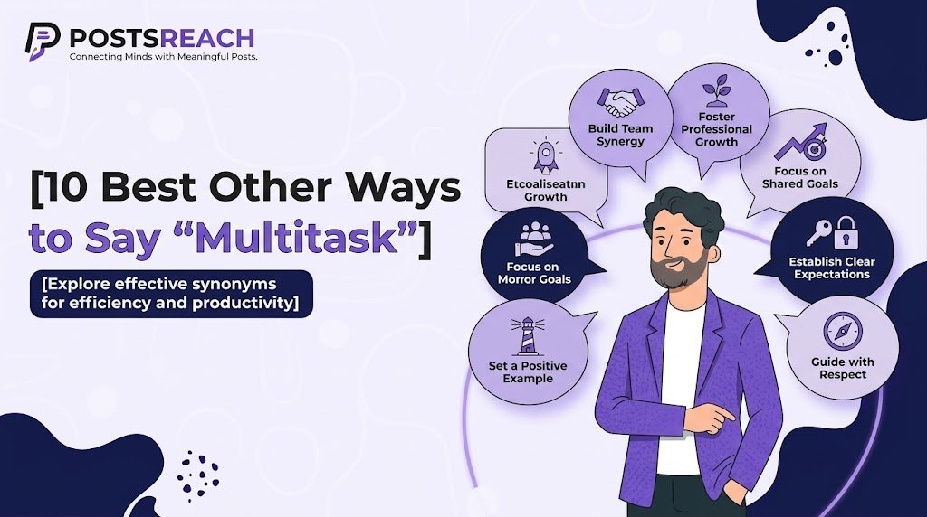 another way to say multitask