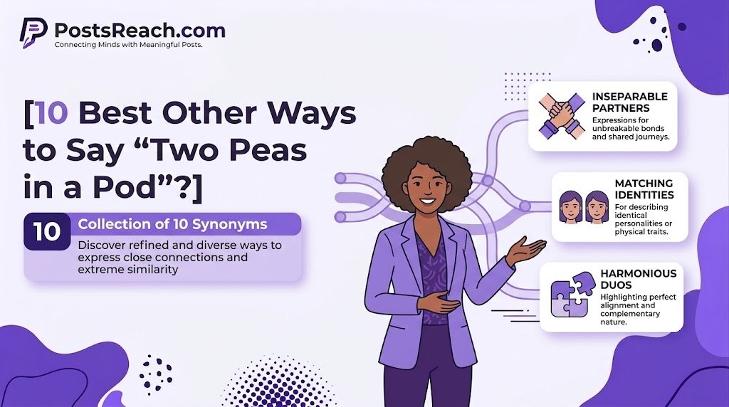 another way to say two peas in a pod