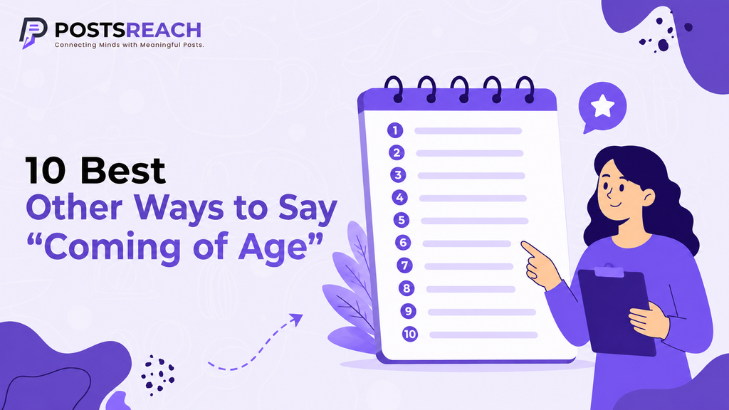 another way to say coming of age