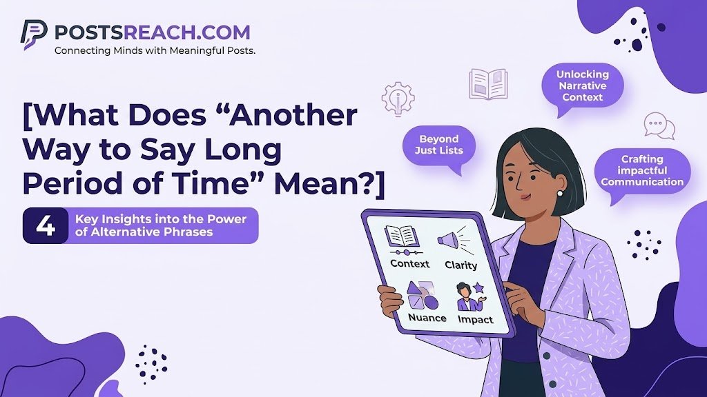 another way to say long period of time