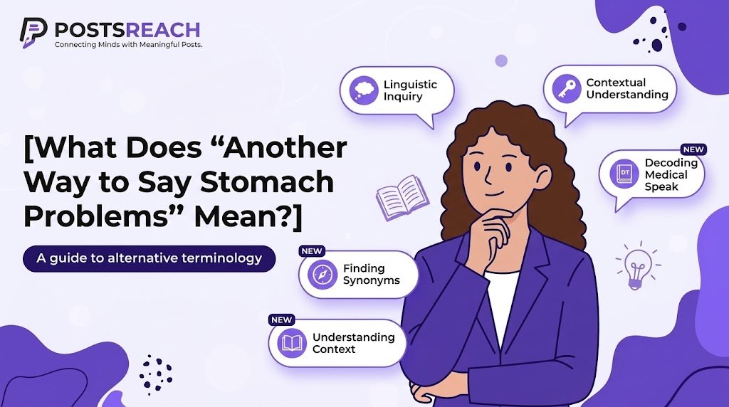 another way to say stomach problems