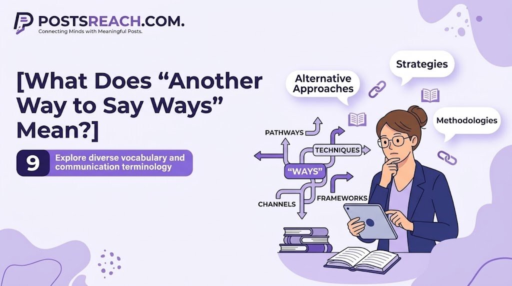 another way to say ways