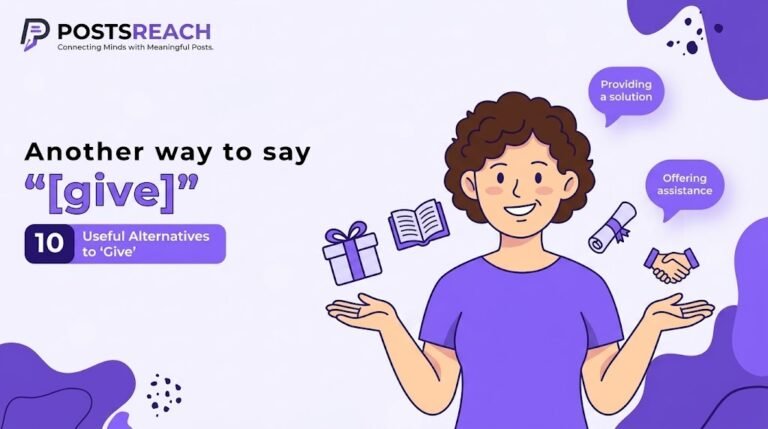 another way to say give