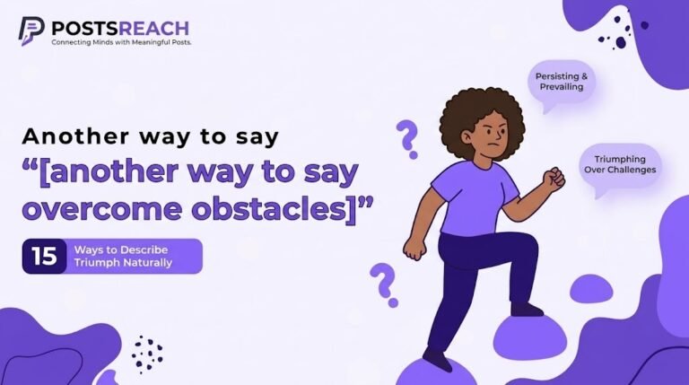 another way to say overcome obstacles