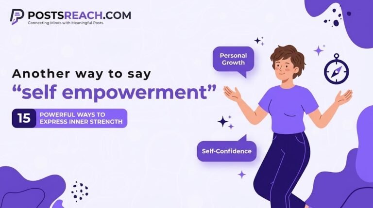 another way to say self empowerment