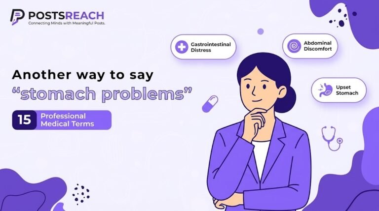 another way to say stomach problems