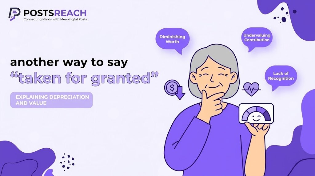another way to say taken for granted