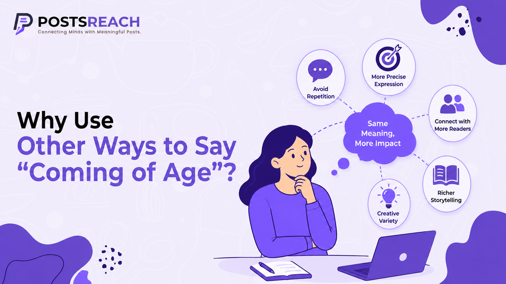 another way to say coming of age