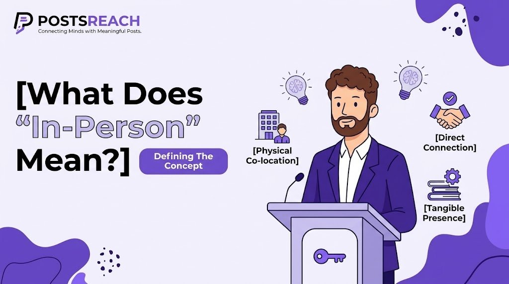 another way to say in-person