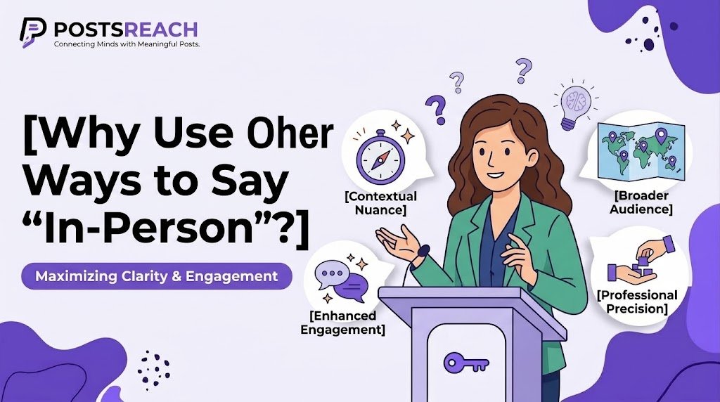 another way to say in-person