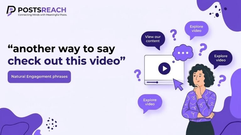 another way to say check out this video