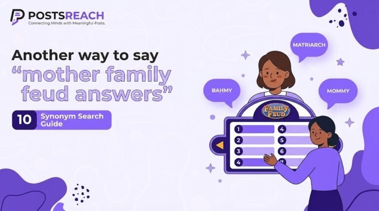 another way to say mother family feud answers